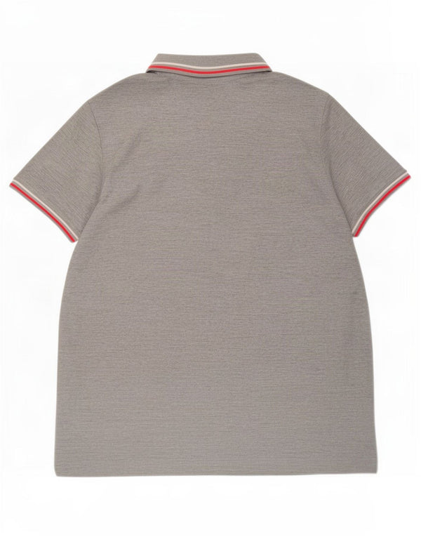 Polo da uomo Lotto XL in cotone grigio
