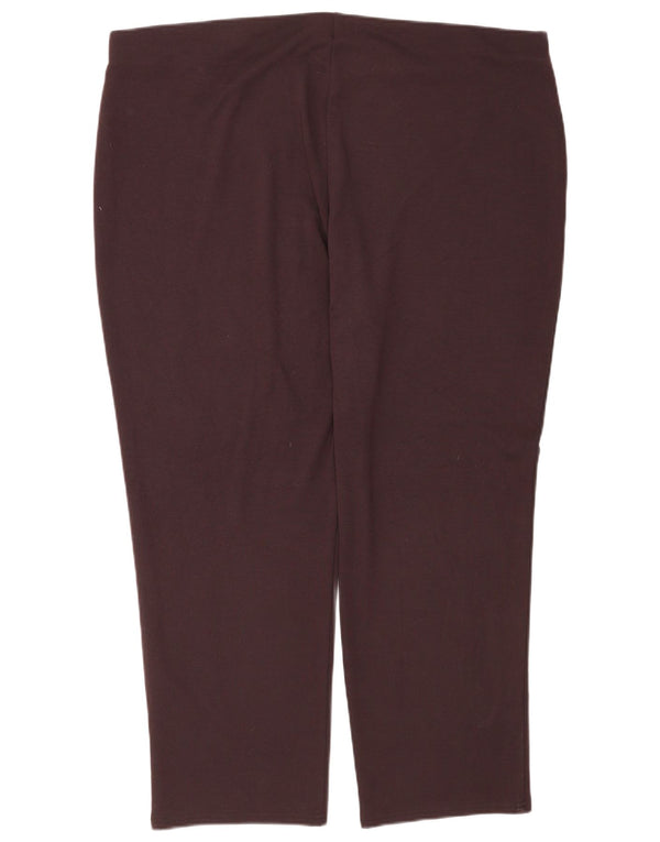 Leggings slim da donna Marks & Spencer UK 22 3XL Poliestere marrone