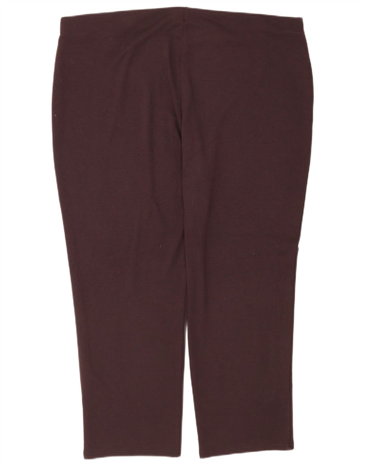 Leggings slim da donna Marks & Spencer UK 22 3XL Poliestere marrone