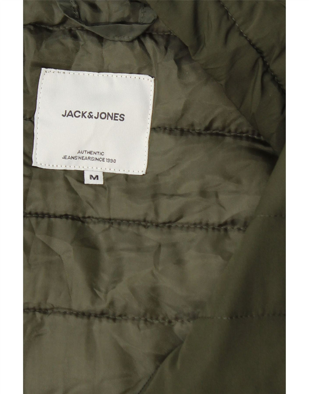 Giacca imbottita da uomo Jack & Jones UK 38 verde medio