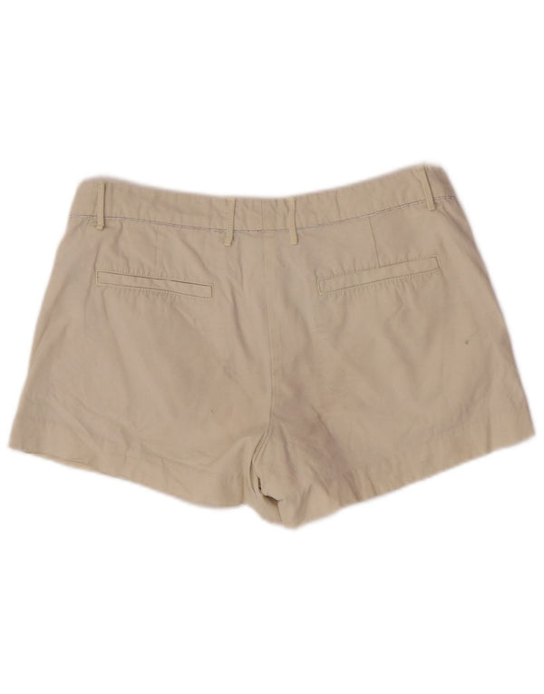 Pantaloncini chino a vita bassa da donna Gap UK 6 XS W28 Cotone beige