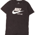 T-shirt grafica da uomo Nike Top Small in cotone nero