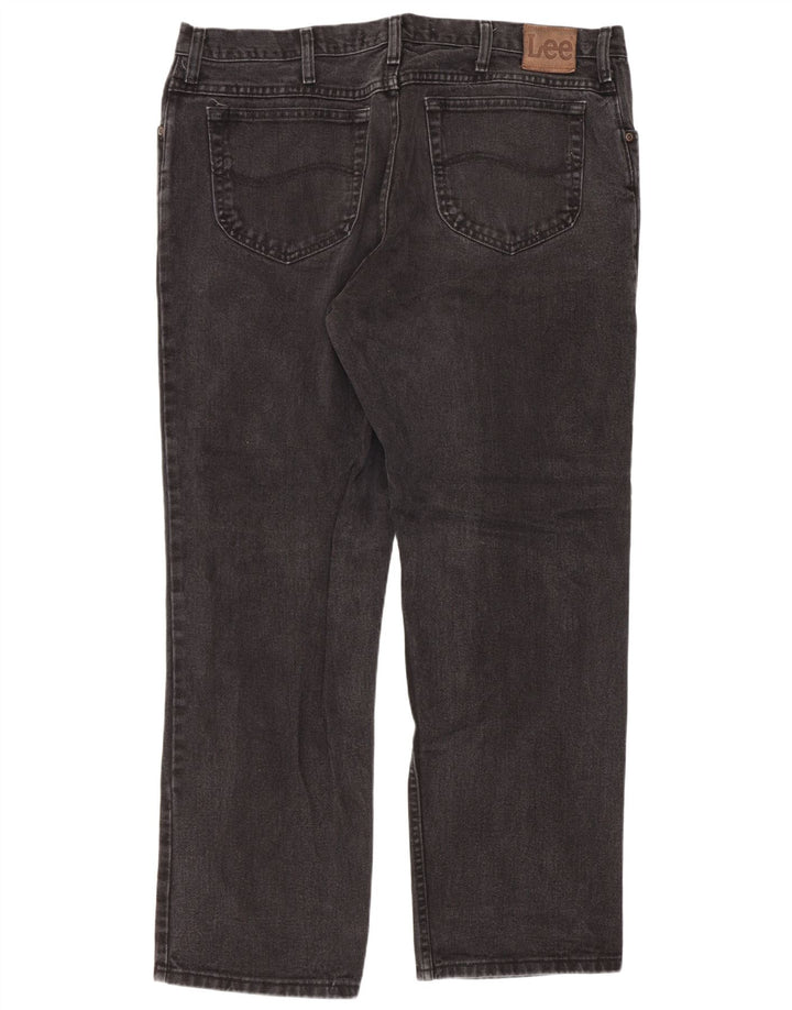 Jeans dritti Lee da uomo vestibilità regolare W40 L30 cotone nero