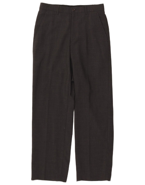 Pantaloni chino dritti da uomo ARMANI IT 44 XS W29 L30 Lana grigia