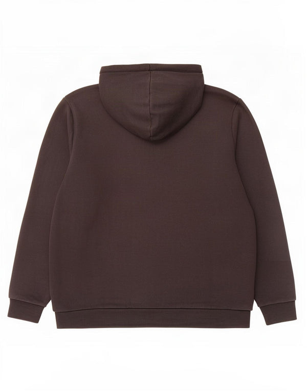 Felpa con cappuccio grafica da uomo Puma XL in cotone nero