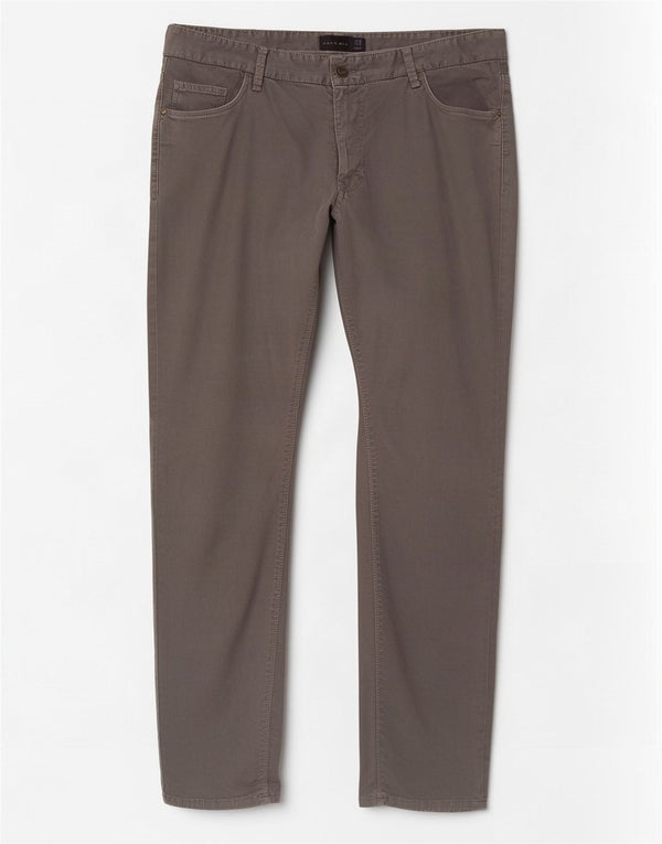 Pantaloni casual slim da uomo Zara EU 46 XL W36 L33 Cotone grigio