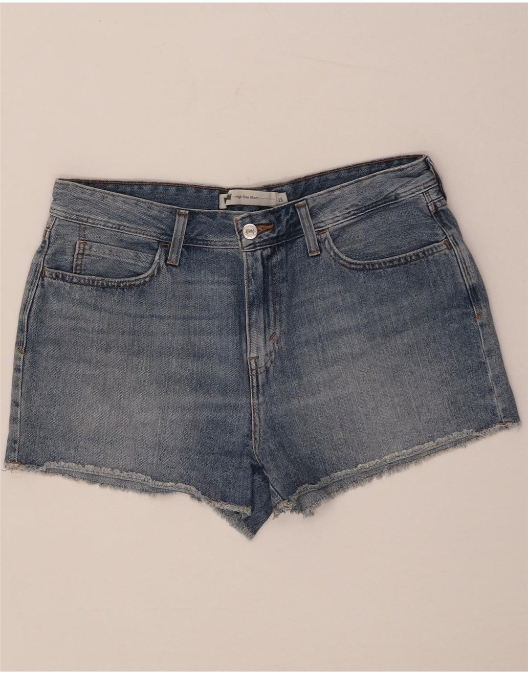 Pantaloncini di jeans da donna Levi's W32 Large in cotone blu