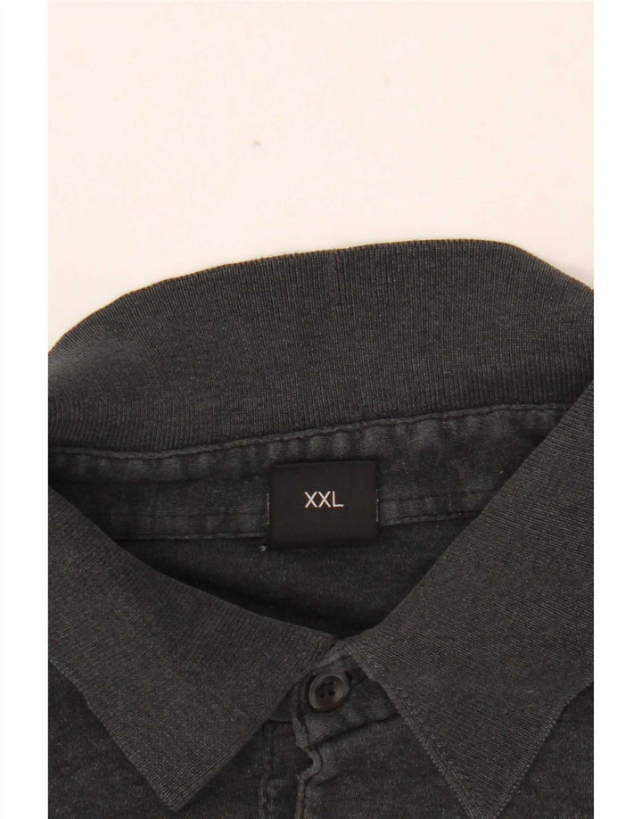 Polo a maniche lunghe da uomo Hugo Boss 2XL Grigia