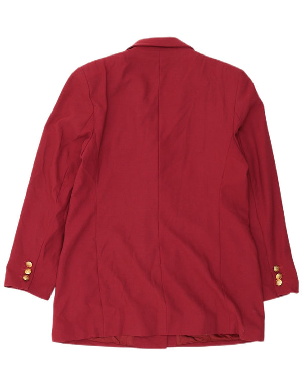 Giacca blazer da donna Marks & Spencer vestibilità standard UK 16 grande bordeaux