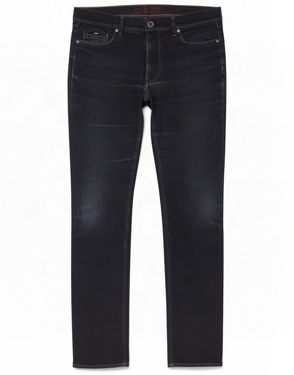 Gas Mens Slim Fit Jeans W38 L34 Navy Blue Cotton