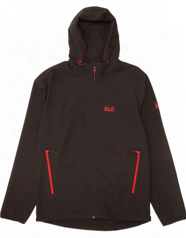 Giacca da tuta da uomo con cappuccio Jack Wolfskin UK 48 2XL poliestere nero
