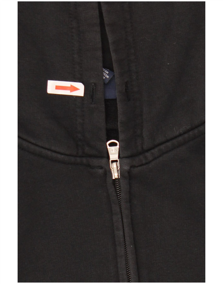 Maglione con cappuccio e zip da uomo Champion grande in cotone nero