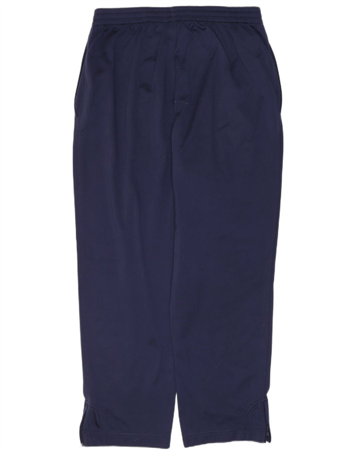 Pantaloni da tuta da uomo ADIDAS UK 42/44 Large in poliestere blu navy