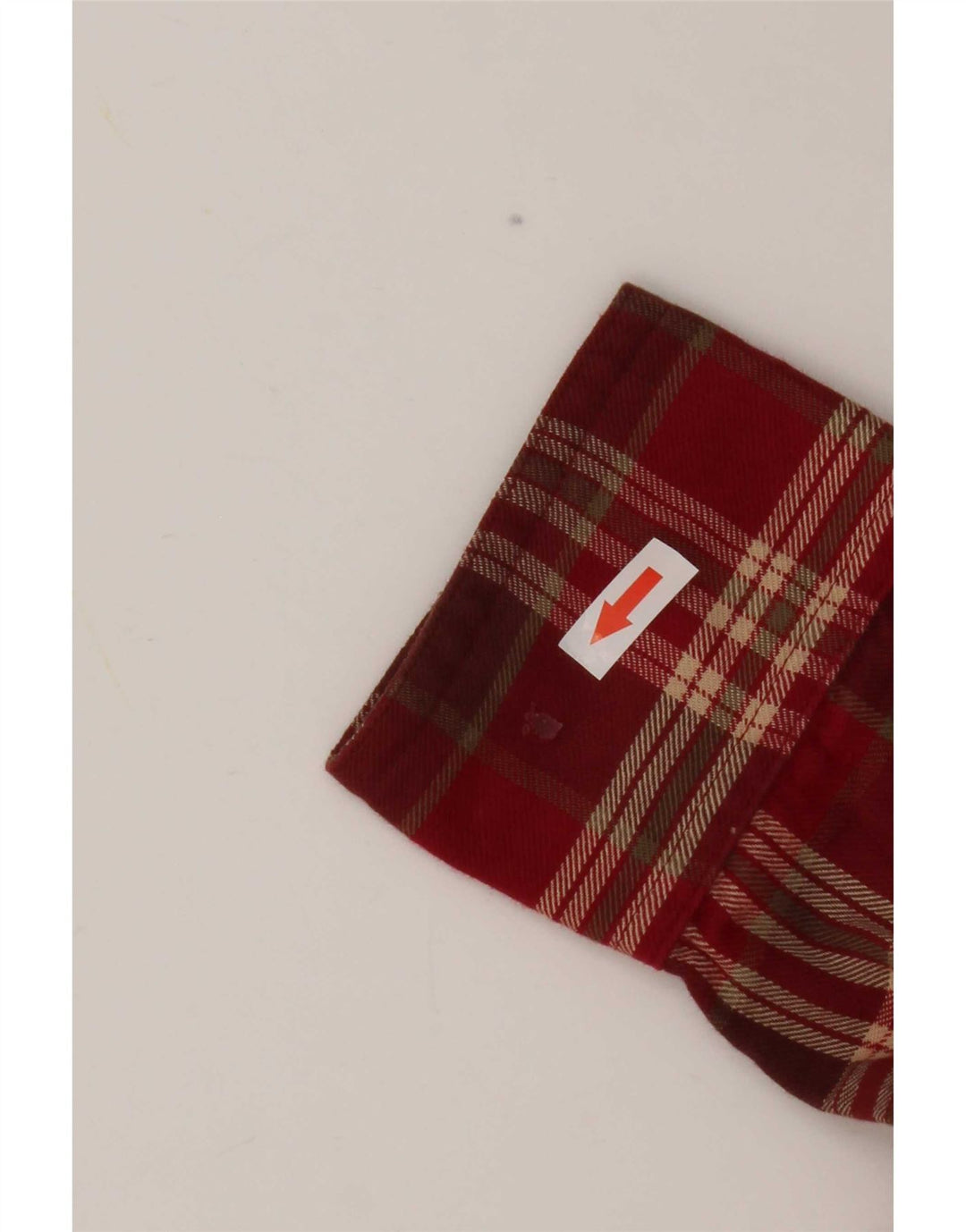 Camicia in flanella da donna Timberland UK 14 Cotone scozzese medio rosso