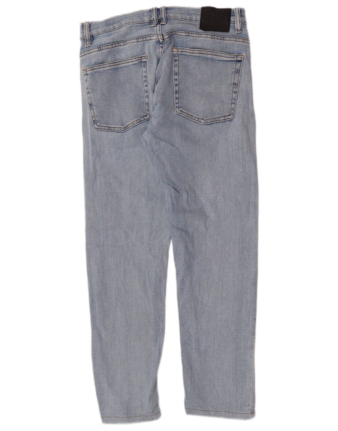 Jeans slim da uomo Zara EU 42 Large W32 L27 Cotone blu