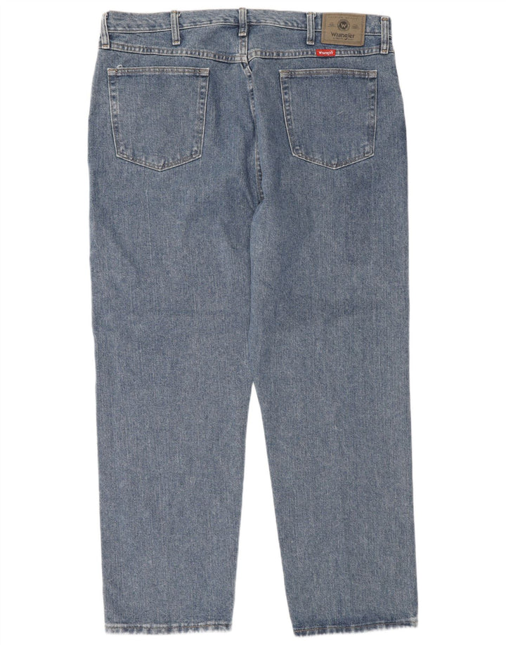 Jeans dritti da uomo Wrangler W40 L30 cotone blu