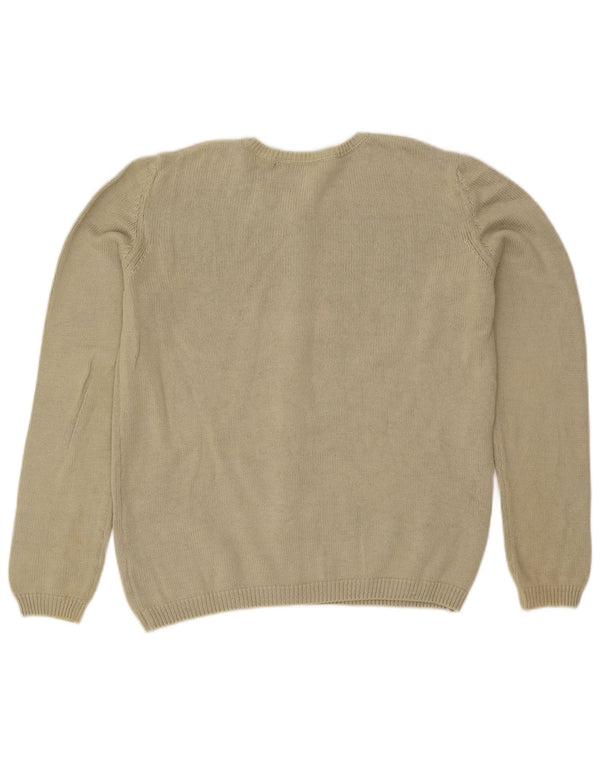 Maglione cardigan Marks & Spencer da donna St. Michael UK 14 grande kaki