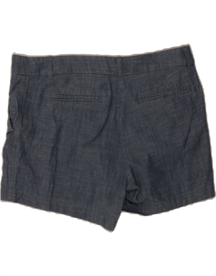 J. CREW Womens Chino Shorts US 12 Large W34 Blue Cotton Vintage J. Crew and Second-Hand J. Crew from Messina Hembry 