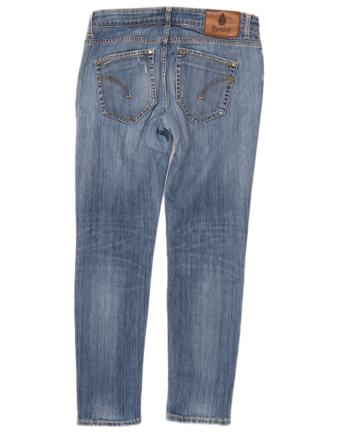 Jeans slim effetto consumato DONDUP da donna W29 L27 cotone blu