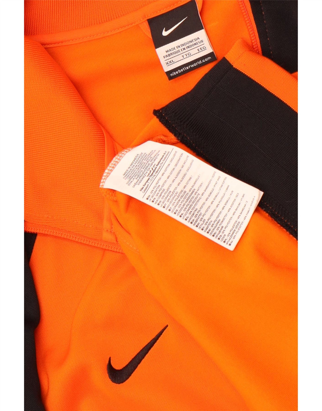 Giacca da tuta grafica Nike KNVB da uomo 2XL arancione color block