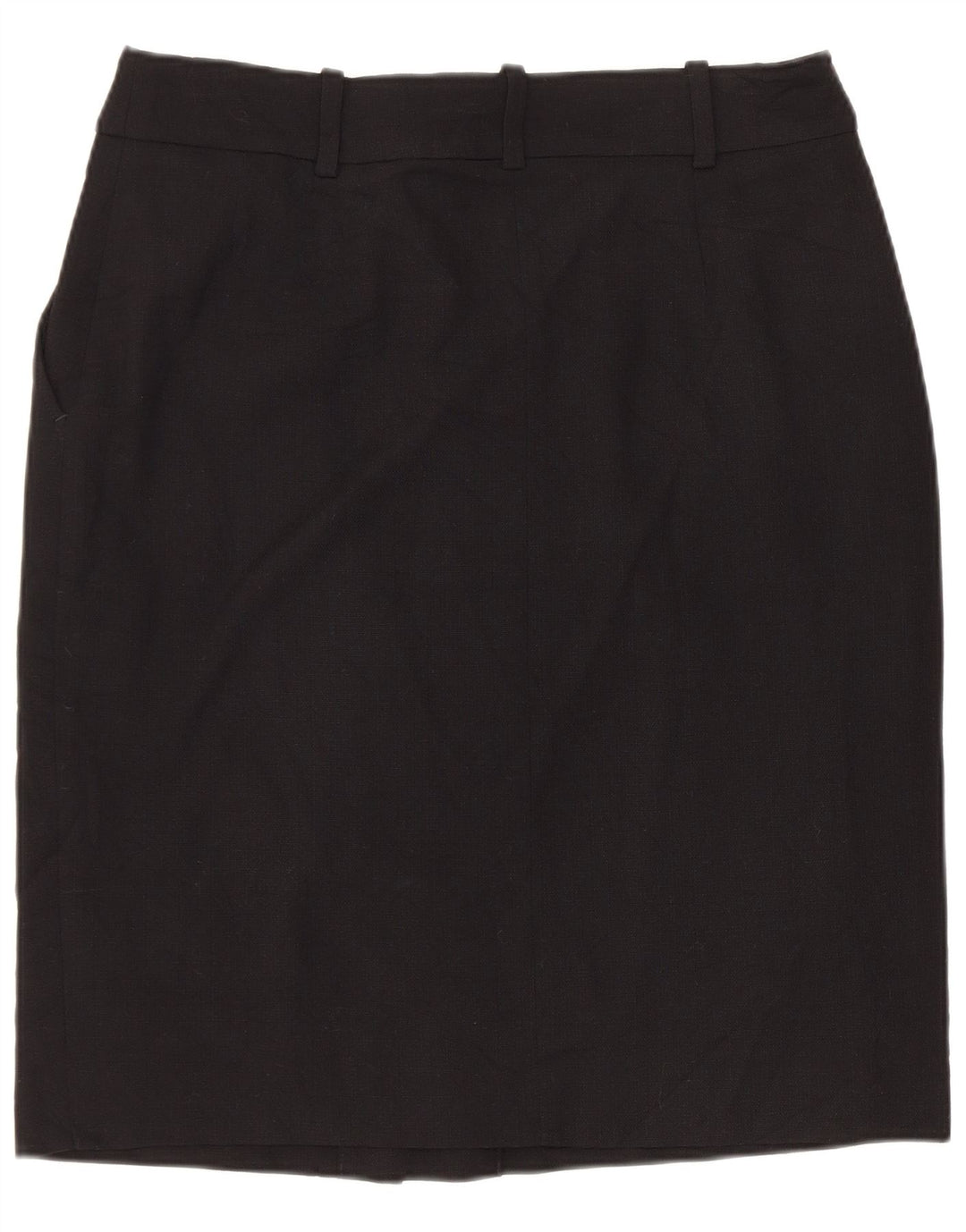 BROOKS BROTHERS Gonna dritta da donna US 4 media W30 lana nera