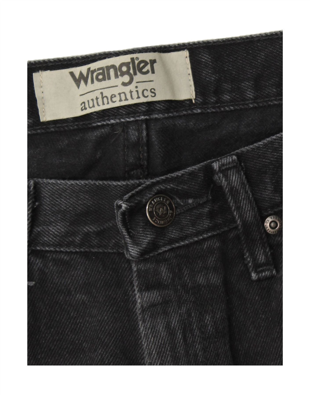 WRANGLER Mens Straight Jeans W34 L31 Grey Vintage Wrangler and Second-Hand Wrangler from Messina Hembry 