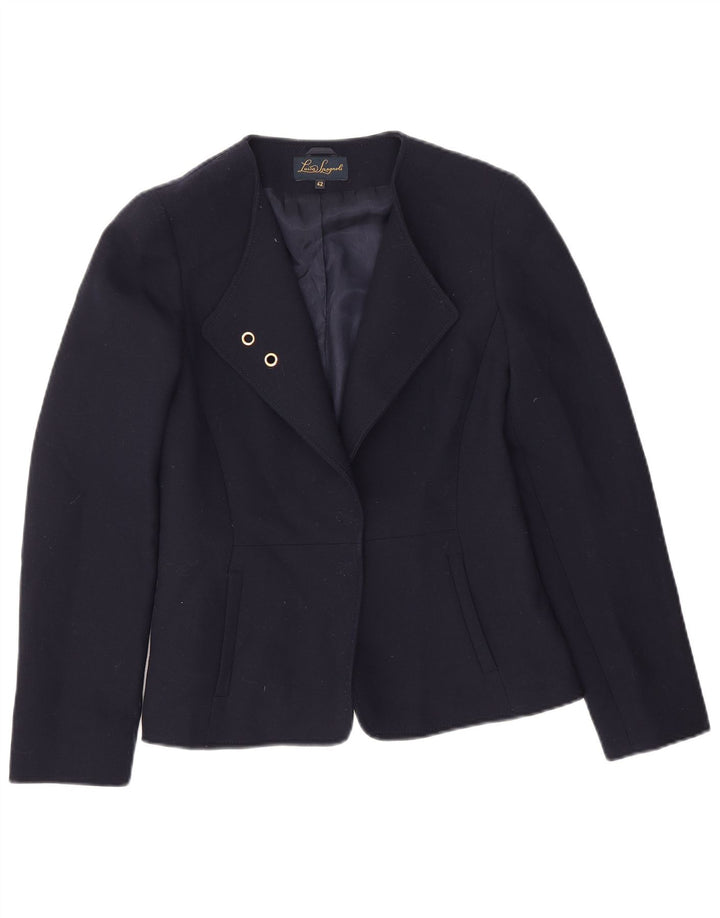 Giacca Open Blazer da donna Luisa Spagnoli IT 42 Medio Blu Navy
