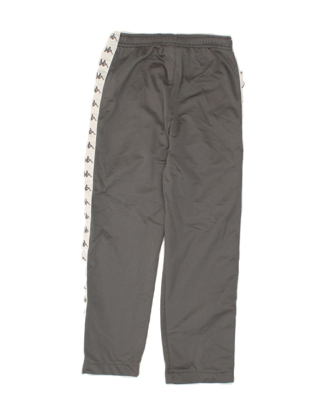 KAPPA Girls Graphic Full Tracksuit 9-10 Years Grey Colourblock Polyester Vintage Kappa and Second-Hand Kappa from Messina Hembry 
