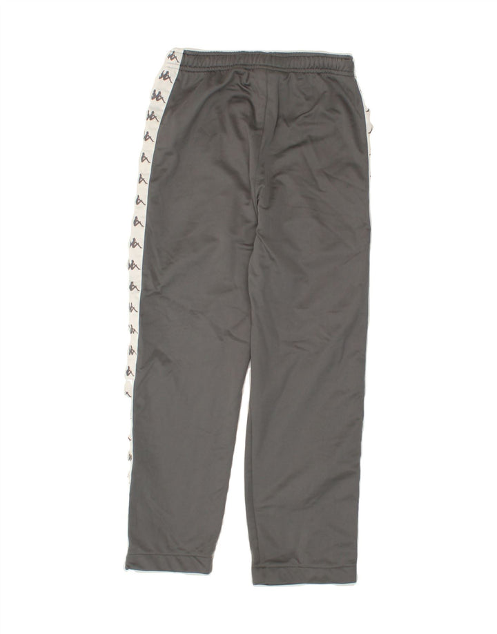 KAPPA Girls Graphic Full Tracksuit 9-10 Years Grey Colourblock Polyester Vintage Kappa and Second-Hand Kappa from Messina Hembry 