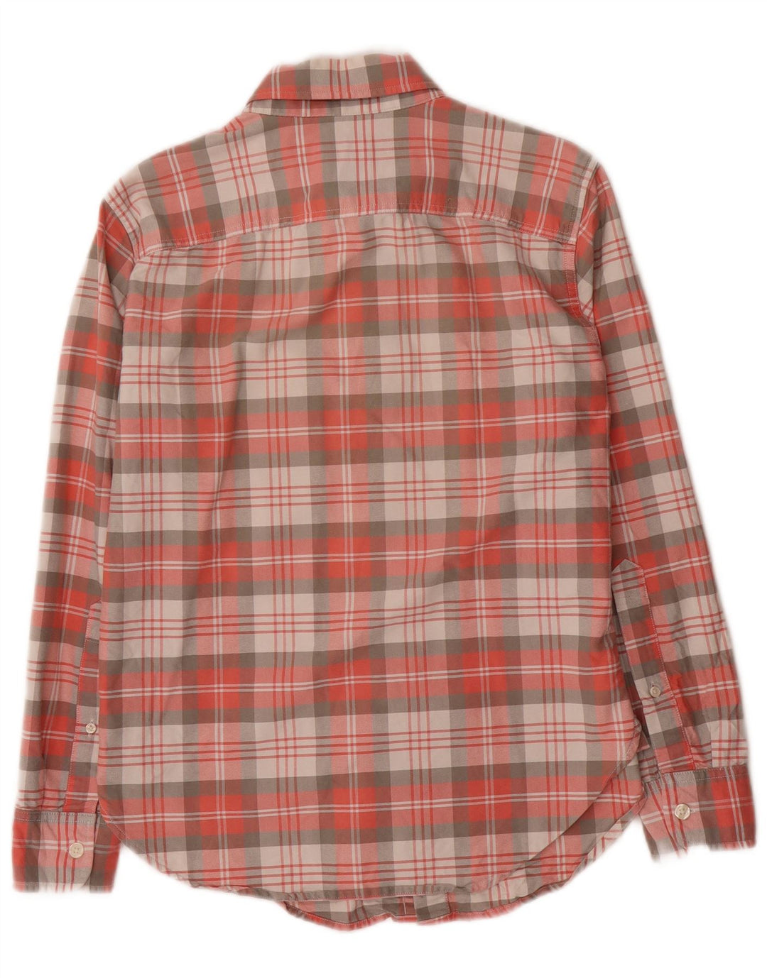 Camicia da uomo ABERCROMBIE & FITCH XS in cotone a quadri rossi