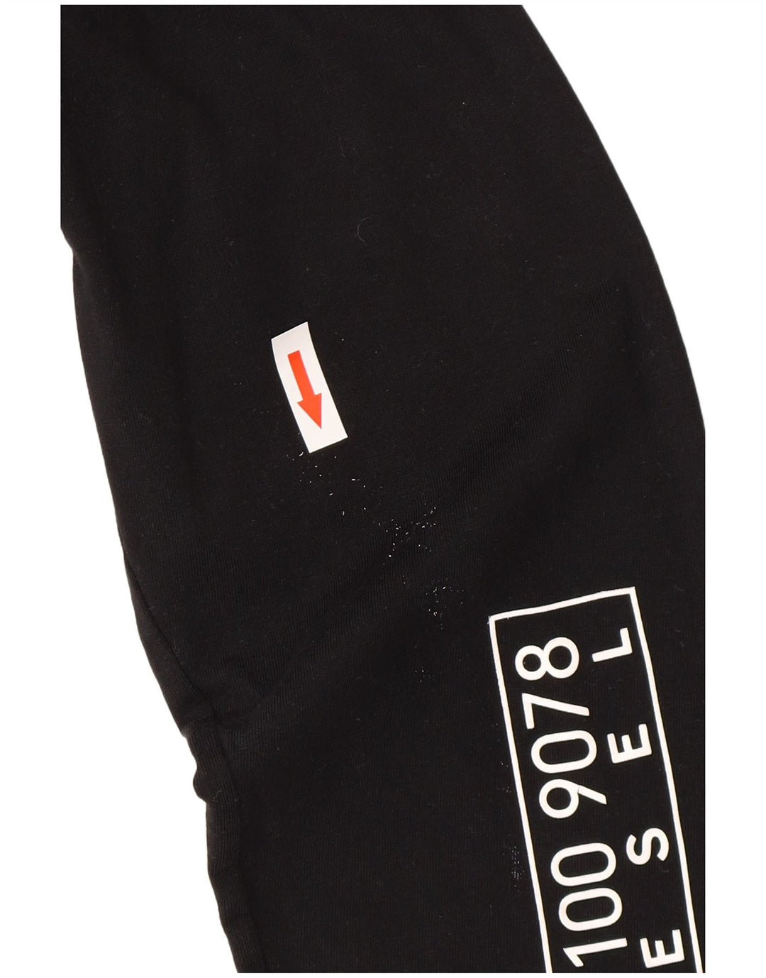 Maglione da uomo Diesel con zip grafica e collo piccolo in cotone nero