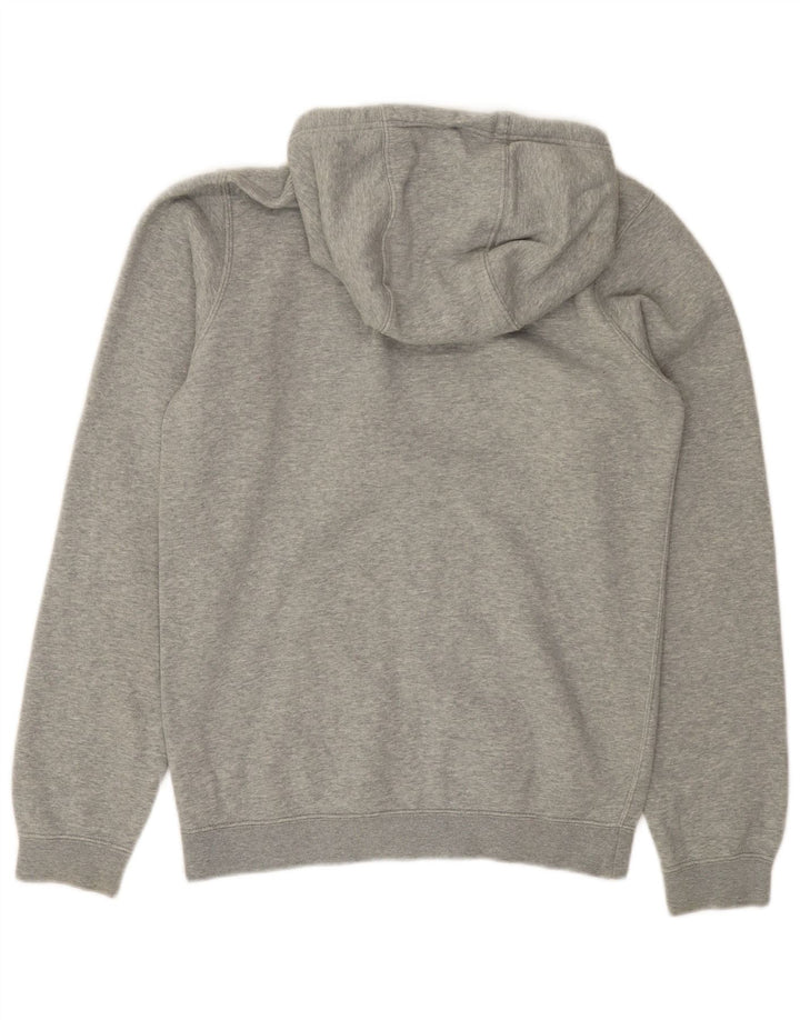 Felpa con cappuccio e zip da uomo NIKE XS in cotone grigio
