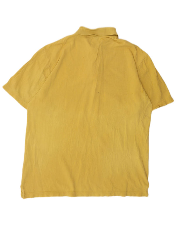 Polo da uomo ARMANI JEANS 2XL in cotone giallo
