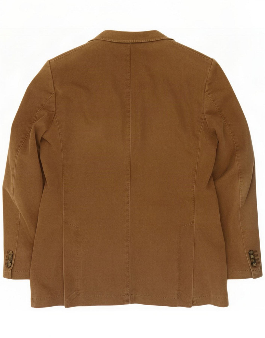 Gant Giacca blazer da uomo a 2 bottoni EU 48 Cotone marrone medio