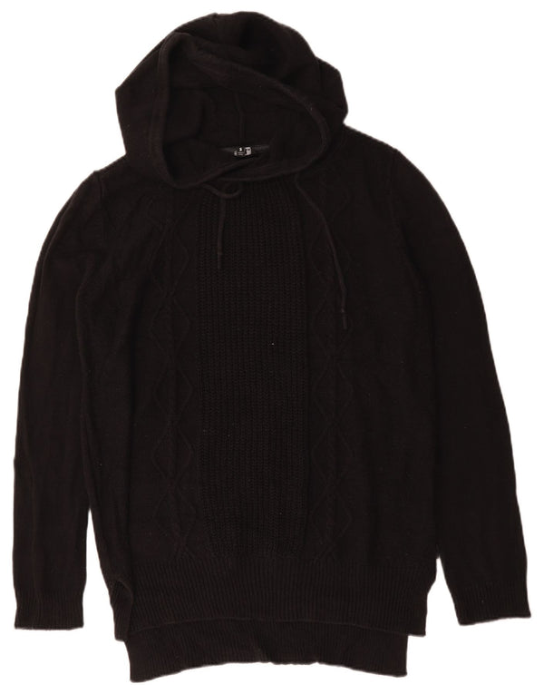 Maglione oversize da donna Hurley UK 10 piccolo cotone nero