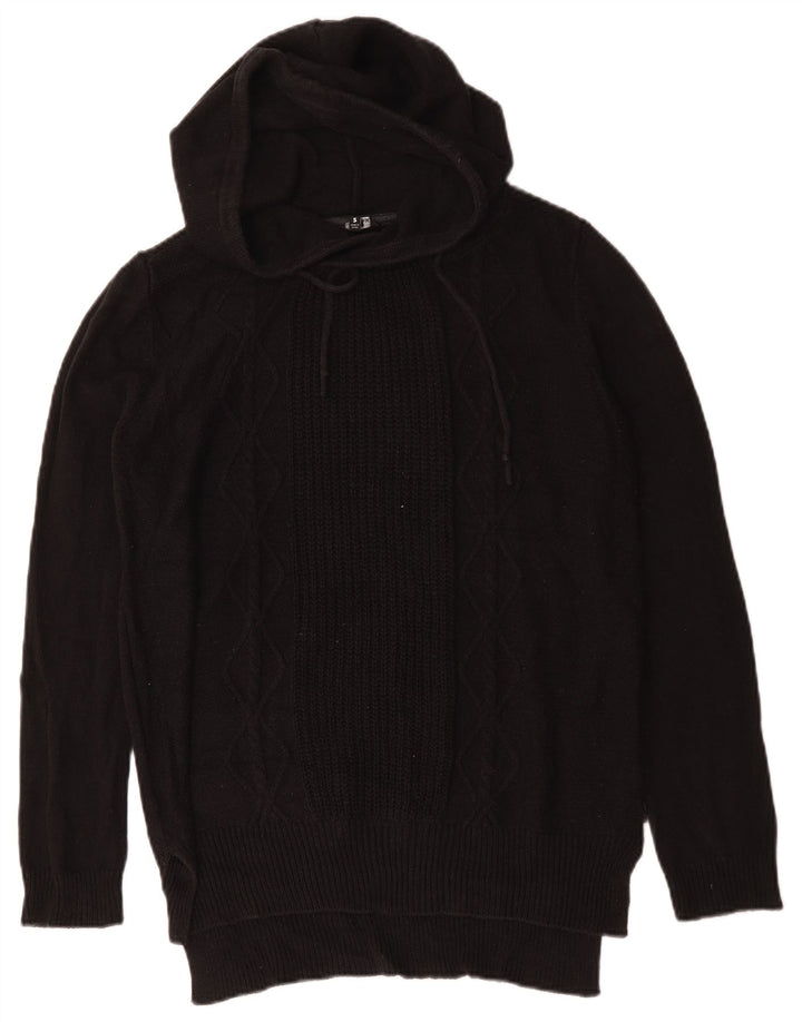 Maglione oversize da donna Hurley UK 10 piccolo cotone nero