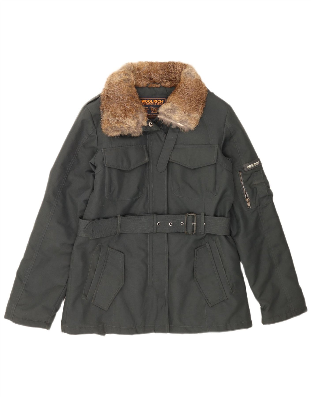 Giacca utility da donna Woolrich UK 14 Nylon grigio medio