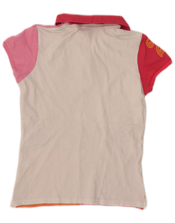 POLO ASSN. Polo da rugby da donna UK 12 media multicolore