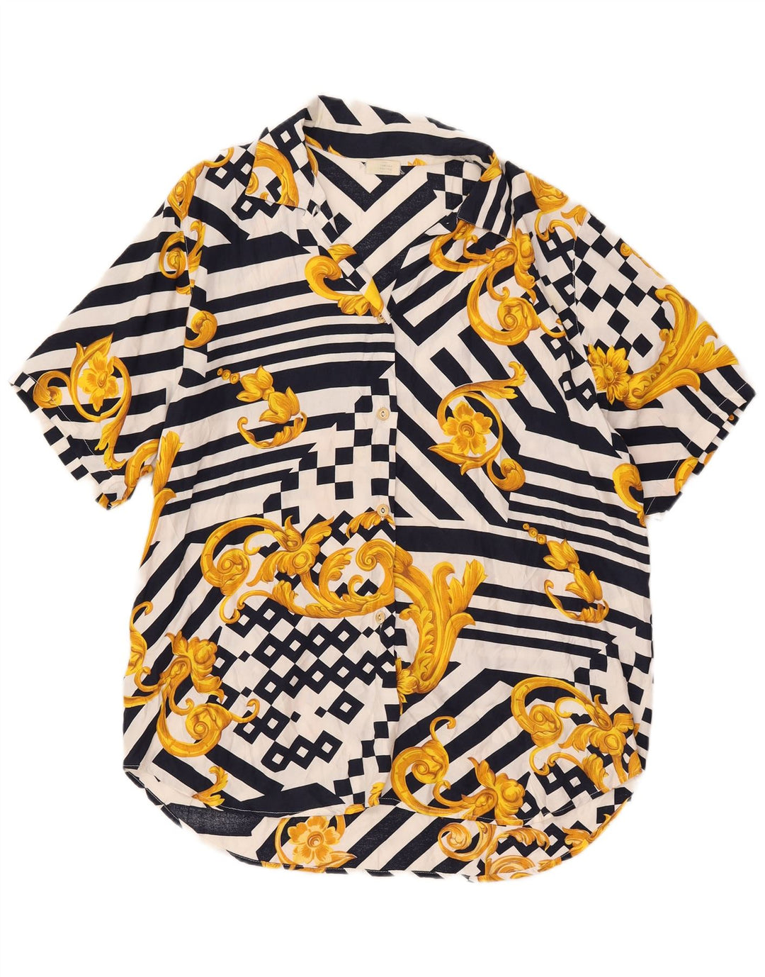 Camicetta da donna con motivo astratto Fancy Fully da donna UK 20 2XL multicolore