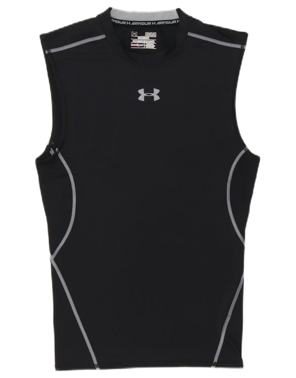 UNDER ARMOUR Canotta grafica da uomo Heat Gear, poliestere medio nero