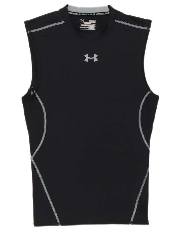 UNDER ARMOUR Canotta grafica da uomo Heat Gear, poliestere medio nero