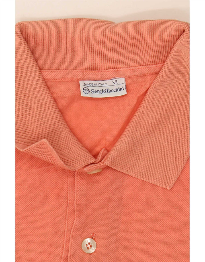 Polo Uomo Sergio Tacchini Large Arancione In Cotone