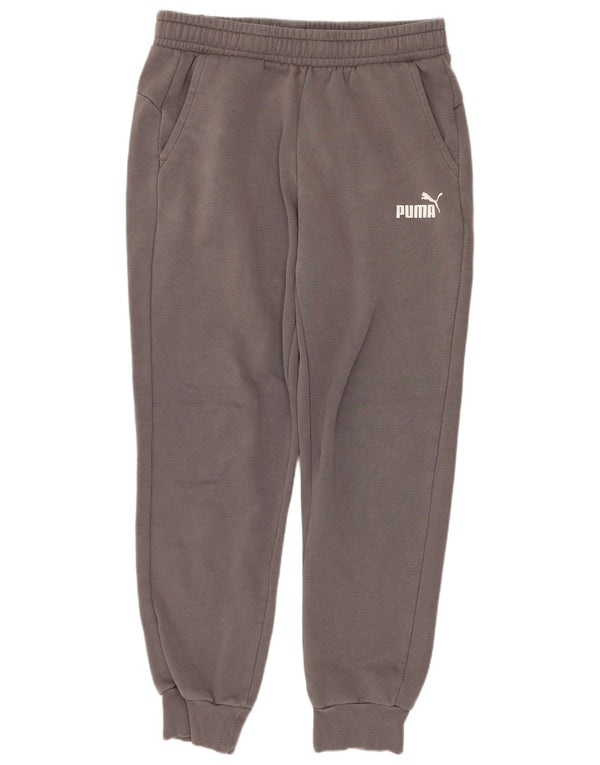 Pantaloni da tuta da uomo Puma Joggers in cotone grigio medio