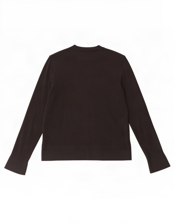 Maglione cardigan da donna Cos UK 6 XS seta nera