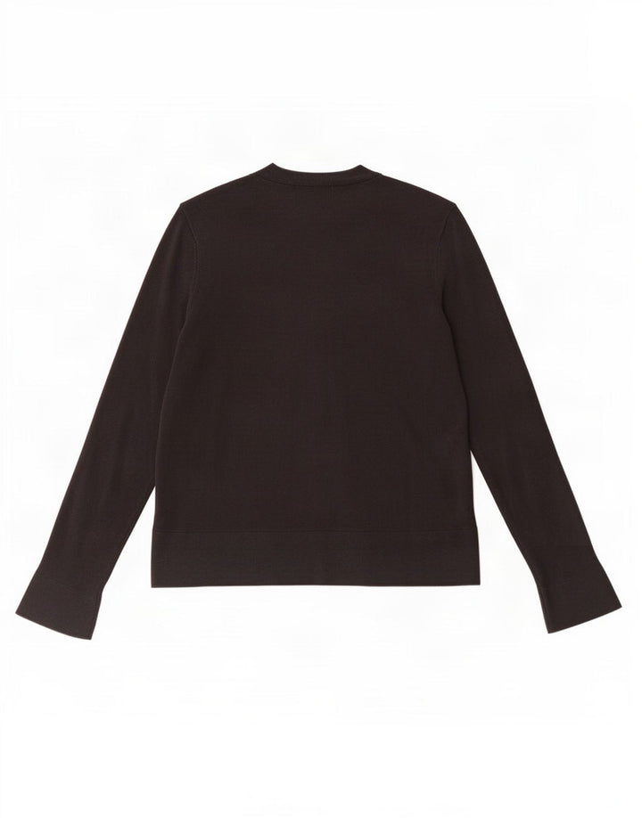 Maglione cardigan da donna Cos UK 6 XS seta nera