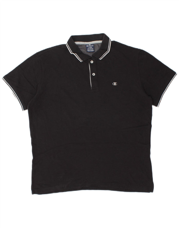 Polo da uomo Champion grande nera