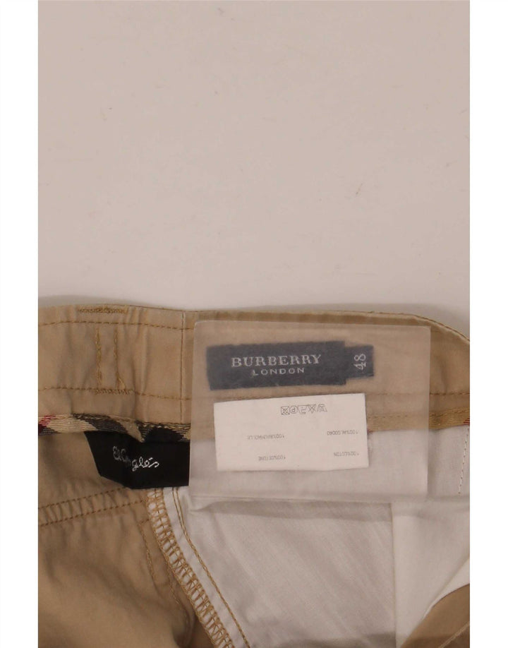 Pantaloncini chino da uomo Burberry IT 48 medio W36 cotone beige