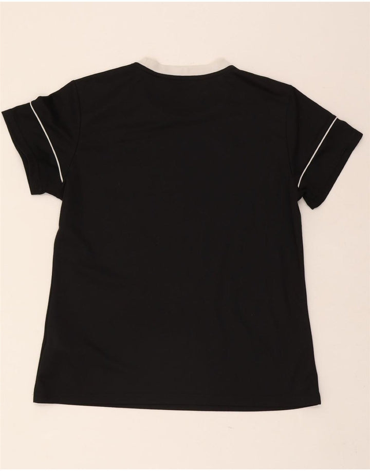 ADIDAS Womens Climalite T-Shirt Top UK 16/18 Large Black Polyester Vintage Adidas and Second-Hand Adidas from Messina Hembry 