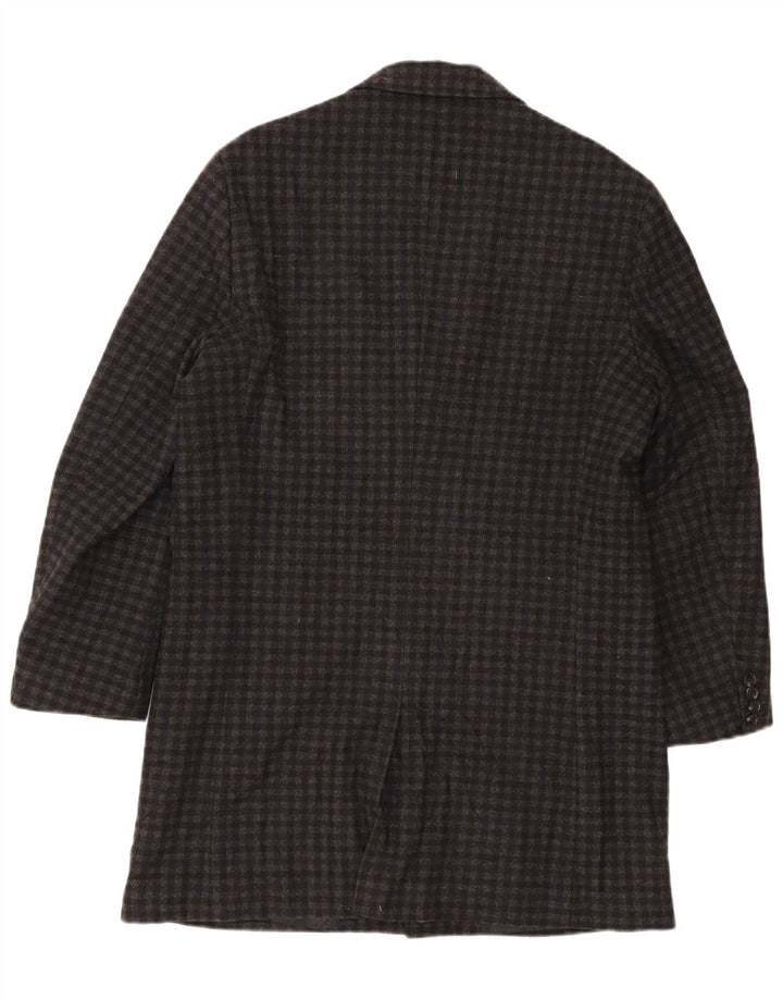 Soprabito da uomo Sonny Bono UK 42 XL a quadretti grigi