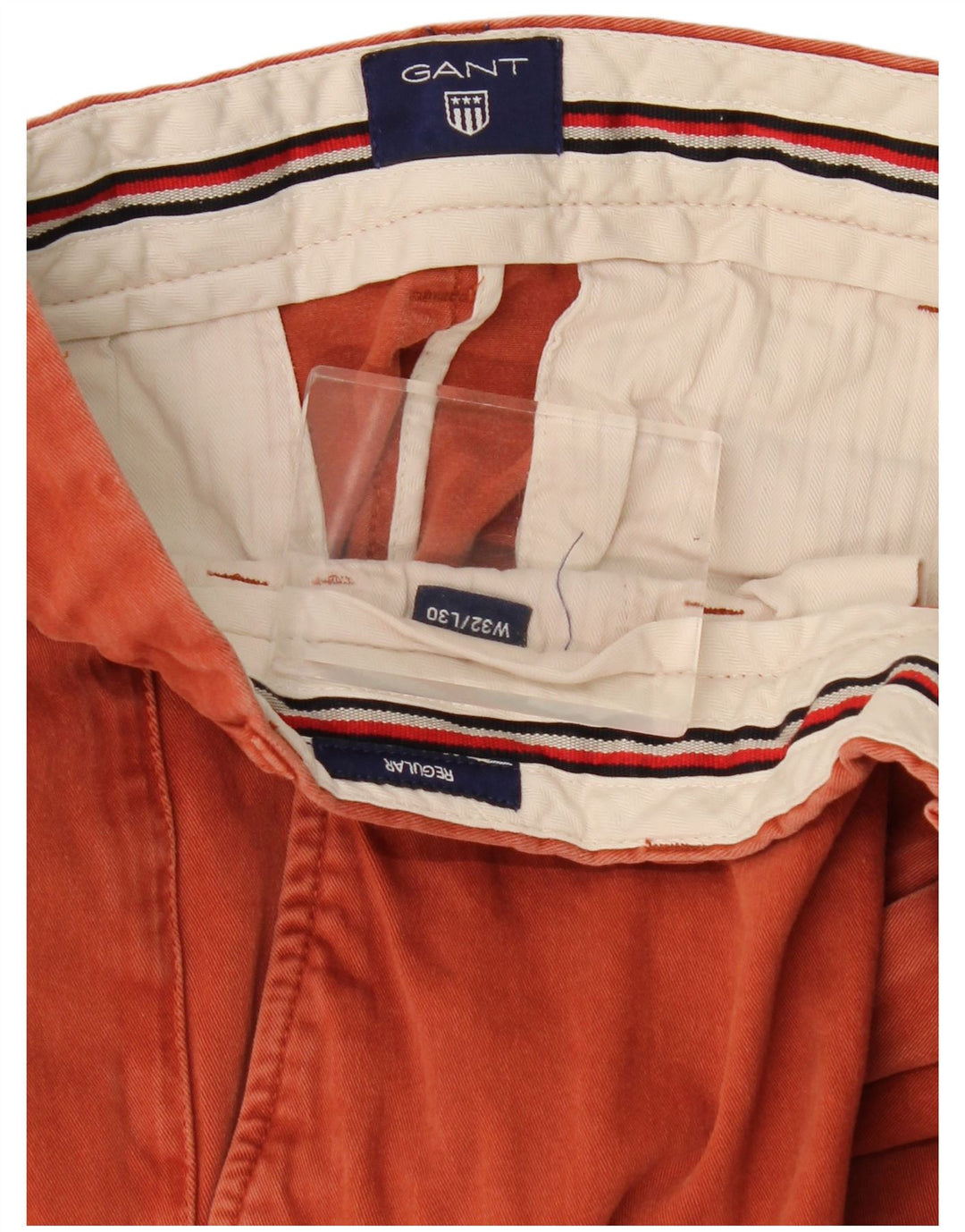 Pantaloni chino regolari da uomo Gant W32 L30 rossi
